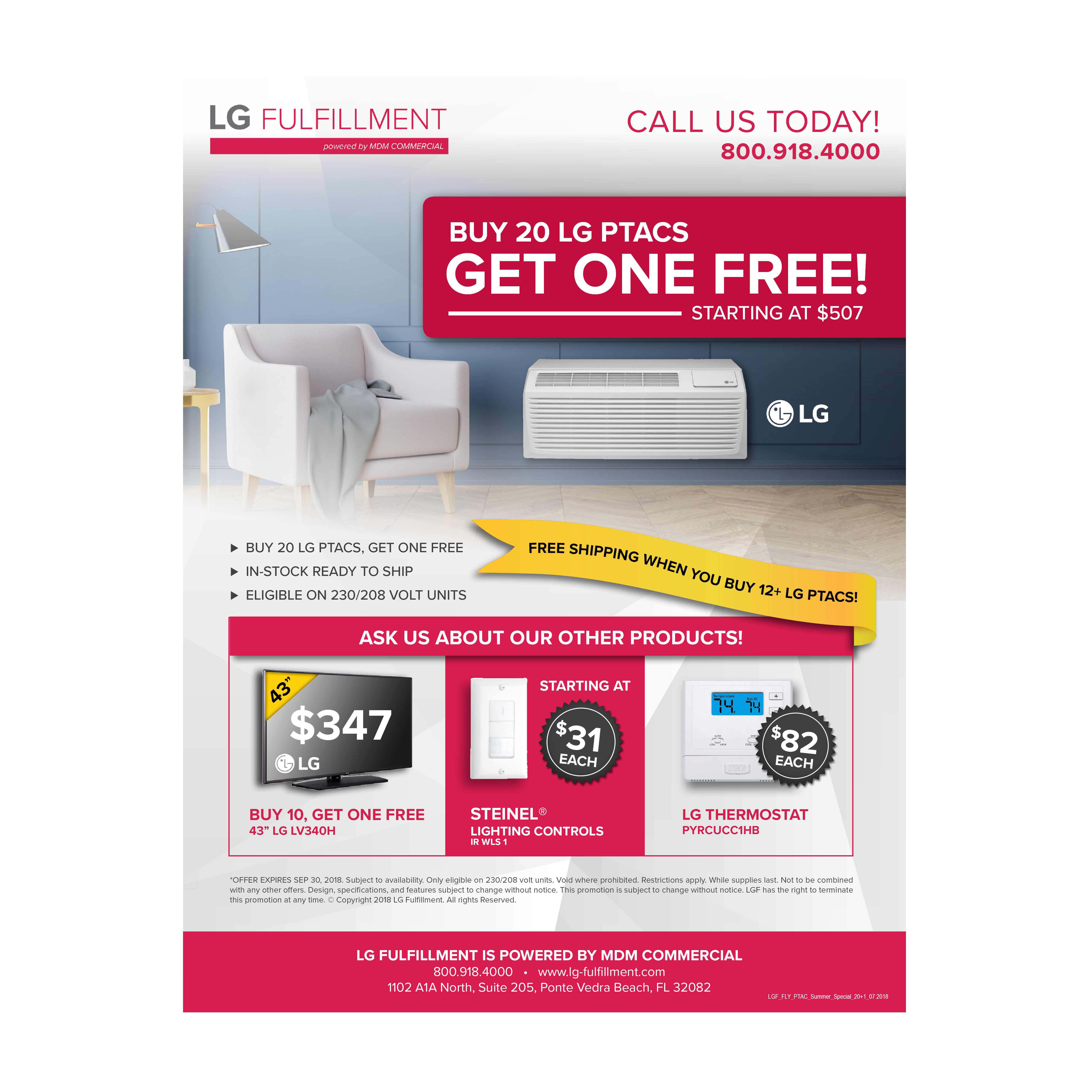 buy 20 lg ptacs get one free lg fulfillment buy 10 get one free