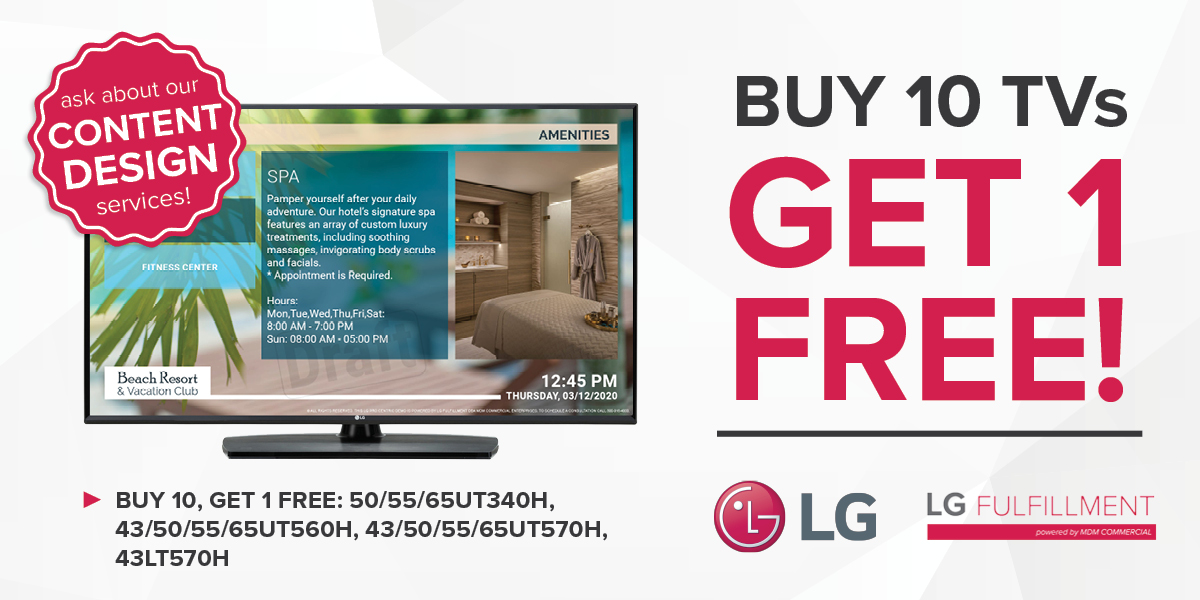 Buy 10 TVs, Get 1 Free for a Limited Time!