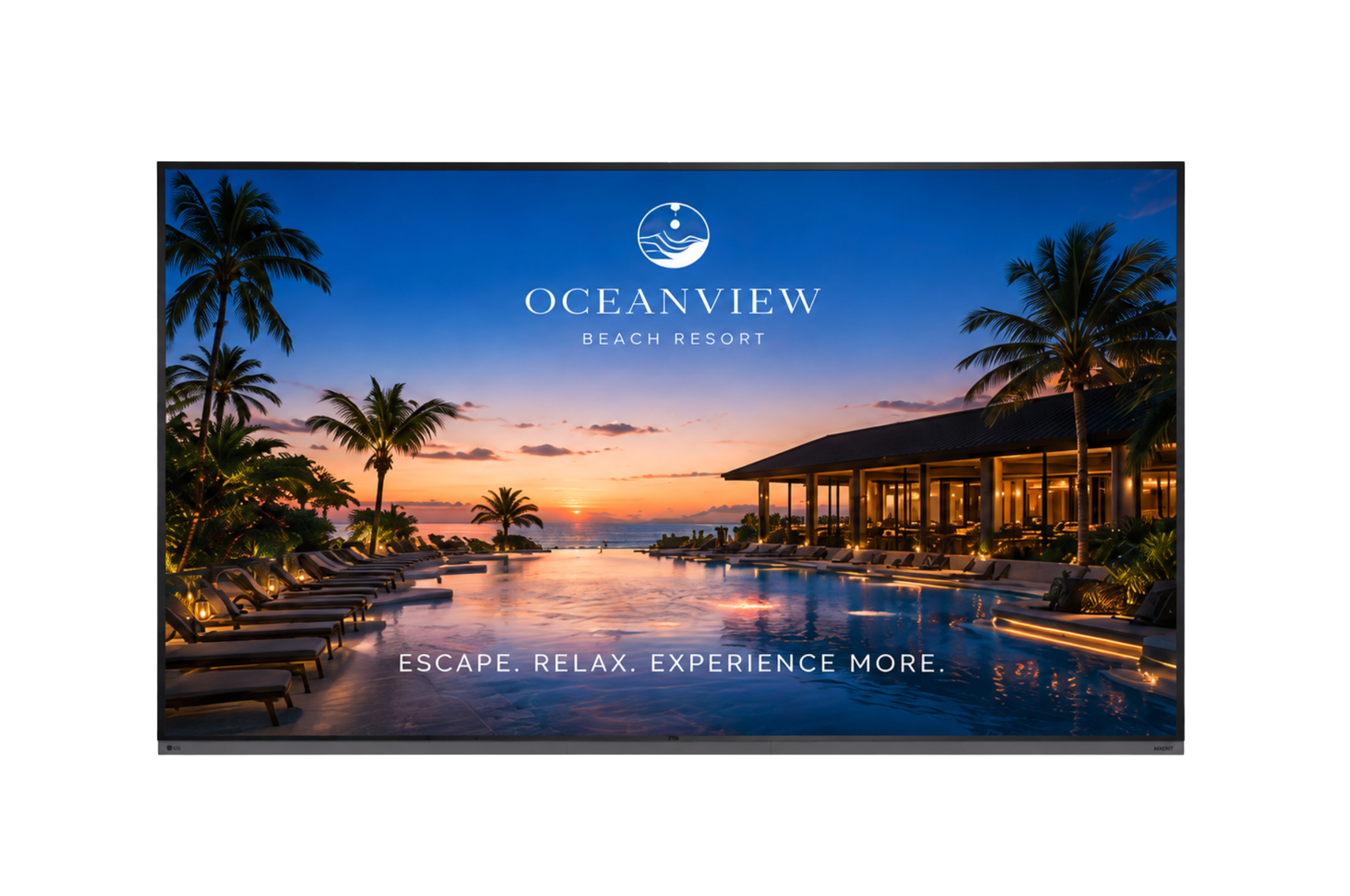 LG MAGNIT commercial Micro LED display designed for flagship hospitality, executive briefing centers, and premium interiors.